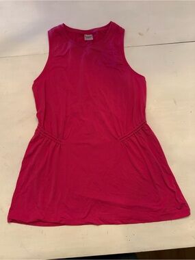 Athleta Hot Pink Athletic Long Tank Top